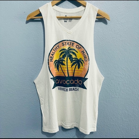 Avocado Healthy State of Mind Tank Top Size Medium - Picture 5 of 8
